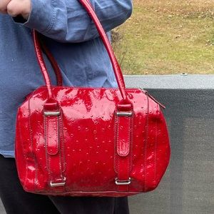New Directions Bright Red Tote Purse